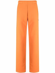 MISBHV pantalon de jogging droit à logo brodé - Orange