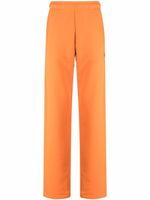 MISBHV pantalon de jogging droit à logo brodé - Orange