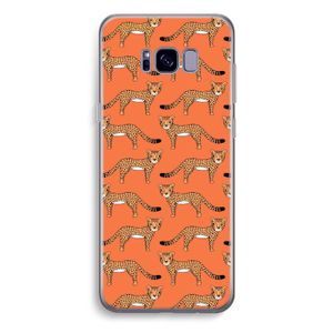 Cheetah: Samsung Galaxy S8 Plus Transparant Hoesje