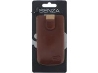 Senza Senza Leather Slide Case Cognac Size S Senza Senza Leather Slide Case Cognac Size S