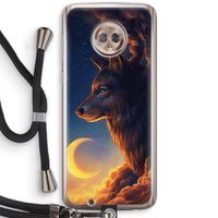 Night Guardian: Motorola Moto G6 Transparant Hoesje met koord