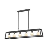 Hanglamp Sito 6 Lichts Zwart Hanglamp Sito 6 Lichts Zwart