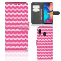 Samsung Galaxy A30 | Telefoon Hoesje | Waves Pink