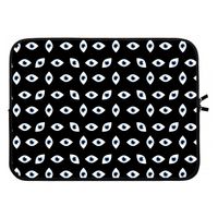 Eyes pattern: Laptop sleeve 15 inch