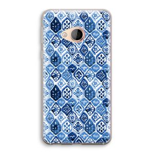 Blauw motief: HTC U Play Transparant Hoesje