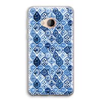 Blauw motief: HTC U Play Transparant Hoesje