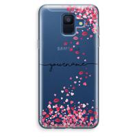 Hartjes en kusjes: Samsung Galaxy A6 (2018) Transparant Hoesje