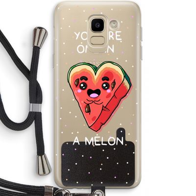 One In A Melon: Samsung Galaxy J6 (2018) Transparant Hoesje met koord