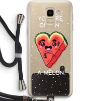 One In A Melon: Samsung Galaxy J6 (2018) Transparant Hoesje met koord