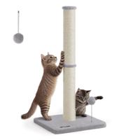 Kattenboom met krabpaal en speelbal, Duifgrijs / L (7 cm Ø)