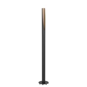 EGLO Barbotto Vloerlamp - GU10 - 136,5 cm - Zwart|Bruin - Staal