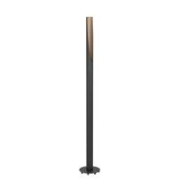 EGLO Barbotto Vloerlamp - GU10 - 136,5 cm - Zwart|Bruin - Staal