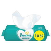 Pampers Sensitive Babydoekjes 1 Verpakking = 52 Doekjes - thumbnail