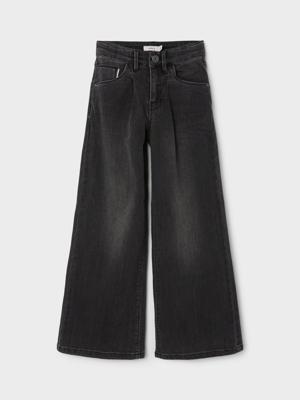 Name it winter jeans broek meisjes - zwart - baggy fit - NkfBella