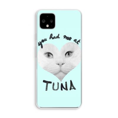 You had me at tuna: Pixel 4 XL Transparant Hoesje
