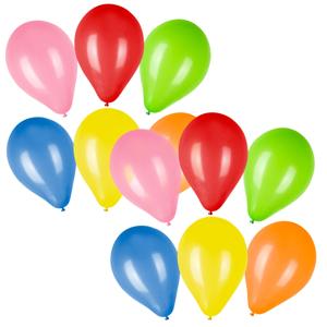 Boland - Set 100x Ballonnen - diverse kleuren - Knoopballon - ca. 23 cm