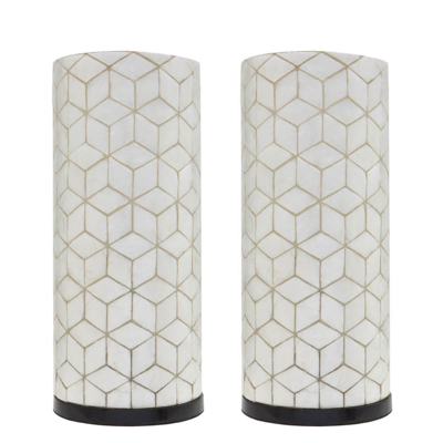 Tafellamp Cubes Cilinder set 2 in 2 maten