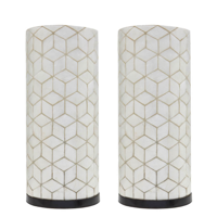 Tafellamp Cubes Cilinder set 2 in 2 maten