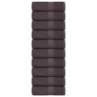 Zeepdoekjes 10 st 30x30cm 360 g/m 100% katoen antracietkleurig Zeepdoekjes 10 st 30x30cm 360 g/m 100% katoen antracietkleurig