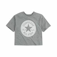 T-Shirt met Korte Mouwen voor kinderen Converse SIG CHUCK PATCH BOXY TEE Grijs - Maat: 16 jaar
