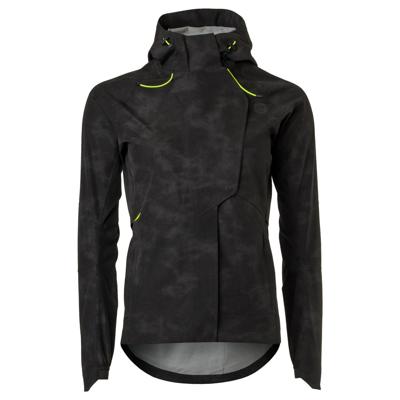 AGU Tech Regenjas Commuter Dames Hi-vis & Reflection - Zwart - XL - Waterdicht