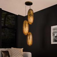LifestyleFurn Hanglamp Aubre 3-lamps, Metaal - Brons Antiek - thumbnail