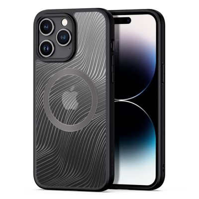 Dux Ducis Aimo - iPhone 15 Pro Max - Magsafe Back cover hoesje - Zwart
