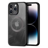 Dux Ducis Aimo - iPhone 15 Pro Max - Magsafe Back cover hoesje - Zwart