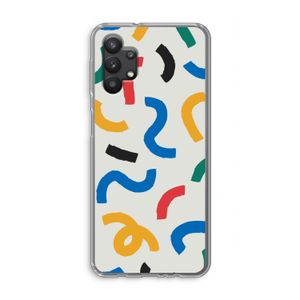 Illustratieve pop 2: Samsung Galaxy A32 5G Transparant Hoesje