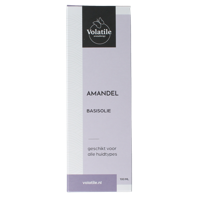 Amandel basisolie glazen fles 100 Milliliter