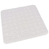 Badmat/douchemat - anti-slip - wit - vierkant - 54 x 54 cm Badmat/douchemat - anti-slip - wit - vierkant - 54 x 54 cm