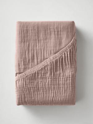 Dreamhouse Mousseline Blush Roze 180 x 200 + 30 cm