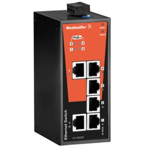 Weidmüller 1241380000 netwerk-switch Unmanaged Fast Ethernet (10/100) Power over Ethernet (PoE) Zwart, Oranje