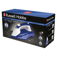 Russell Hobbs 26483-56 strijkijzer Stoomstrijkijzer Keramische zoolplaat 2400 W Blauw, Wit - thumbnail