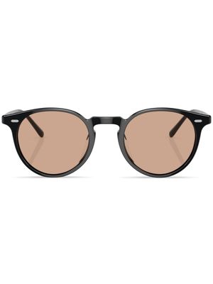 Oliver Peoples lunettes de soleil N.02 à monture ronde - Noir
