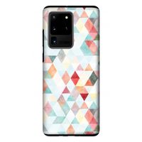 Gekleurde driehoekjes pastel: Samsung Galaxy S20 Ultra Tough Case