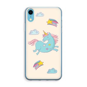 Vliegende eenhoorn: iPhone XR Transparant Hoesje