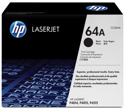 HP toner 64A, 10 000 pagina&apos;s, OEM CC364A, zwart