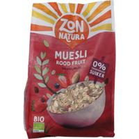 Zonnatura Muesli rood fruit bio