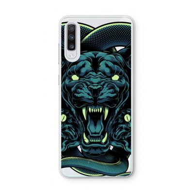 Cougar and Vipers: Samsung Galaxy A70 Transparant Hoesje