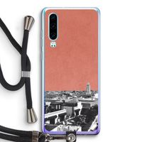 Marrakech Skyline : Huawei P30 Transparant Hoesje met koord