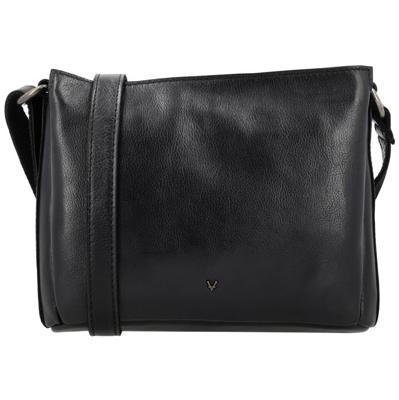 Vilenca Leren Schoudertas Elise Zwart