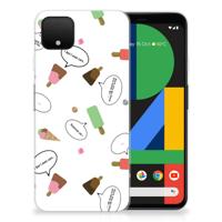 Google Pixel 4 XL | Siliconen Case | IJsjes