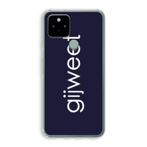 Gijweet: Google Pixel 5 Transparant Hoesje
