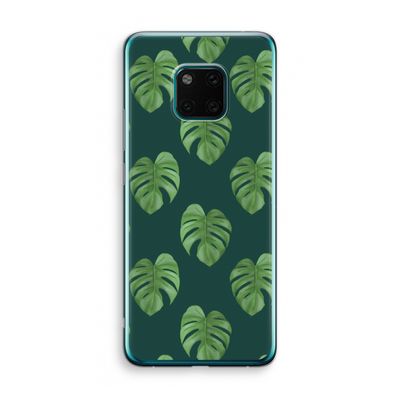 Monstera leaves: Huawei Mate 20 Pro Transparant Hoesje