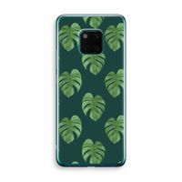 Monstera leaves: Huawei Mate 20 Pro Transparant Hoesje