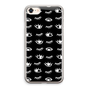 Eye pattern #3: iPhone 8 Transparant Hoesje
