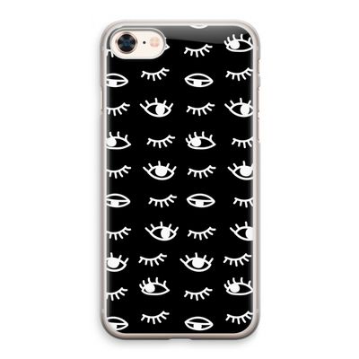 Eye pattern #3: iPhone 8 Transparant Hoesje