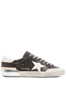 Golden Goose baskets Super-Star en daim - Gris