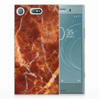 Sony Xperia XZ1 Compact | TPU | Siliconen hoesje | Marmer Bruin